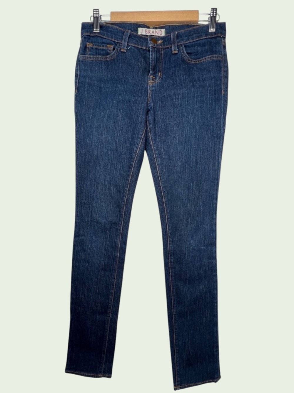 J BRAND Dark Wash Skinny Straight Leg Stretch Denim Jeans Made in USA 27